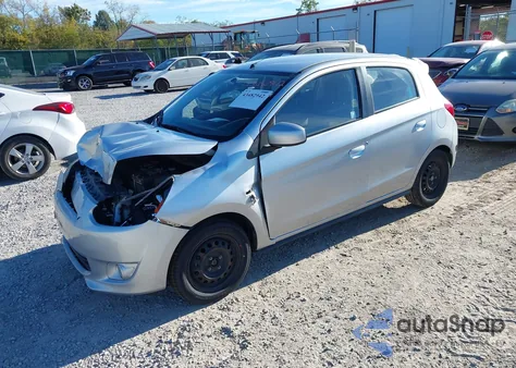 2014 Mitsubishi Mirage De z USA, uszkodzony, nr VIN ML32A3HJ4EH009896
